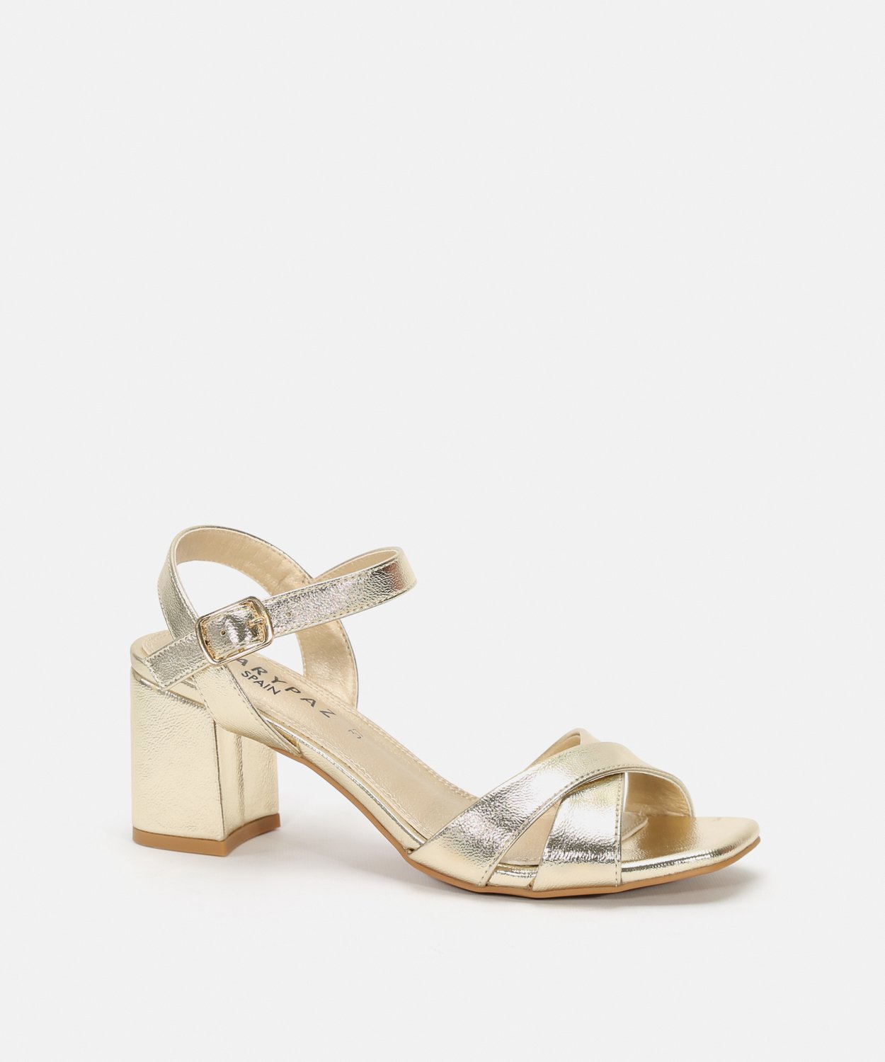 Sandalias tacón tira cruzada image number null